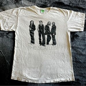 The Beatles T shirt white size medium 40” chest George Paul John Ringo